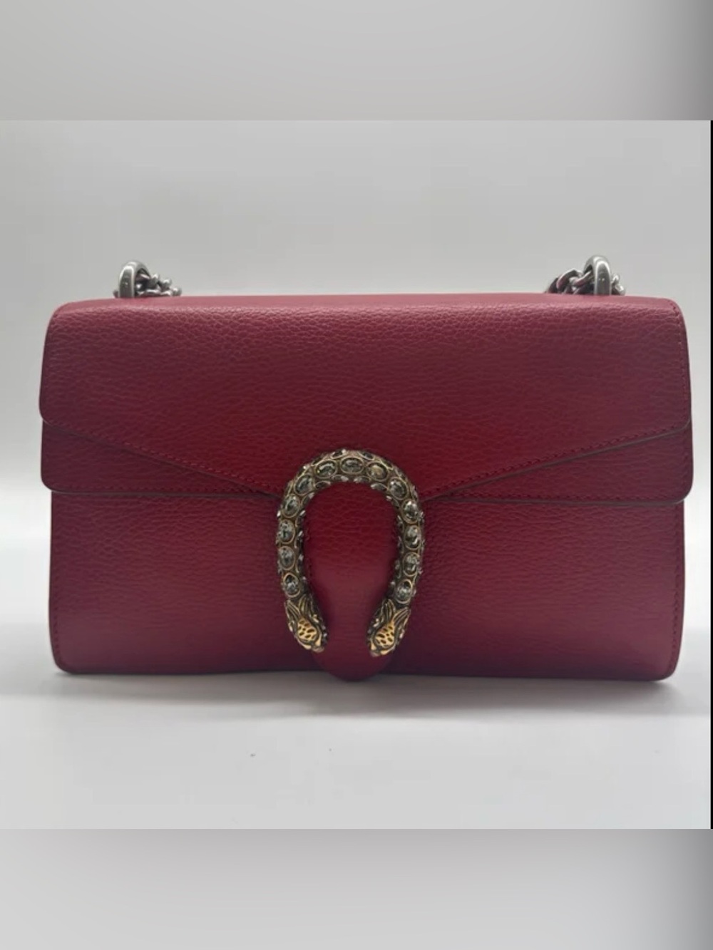 Gucci Dionysus Medium Leather Shoulder Bag Red - BRAND NEW